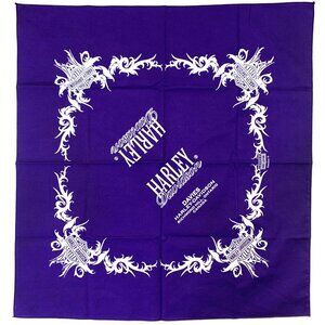 Harley-Davidson Motorcycles Bandana Scarf Headband Handkerchief Vintage Y2K